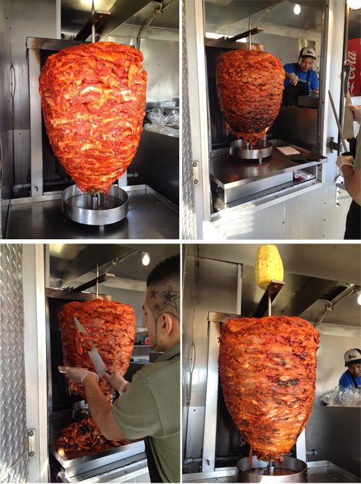 making a trompo al pastor columbus