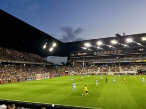 a crew game at lower.com field 